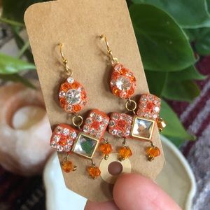 Handcrafted Wooden Earrings w/ 14K gold posts